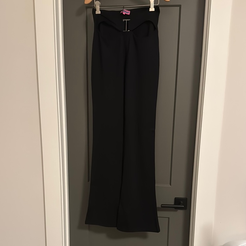 NWT - Edikted Black Wide Leg Pants